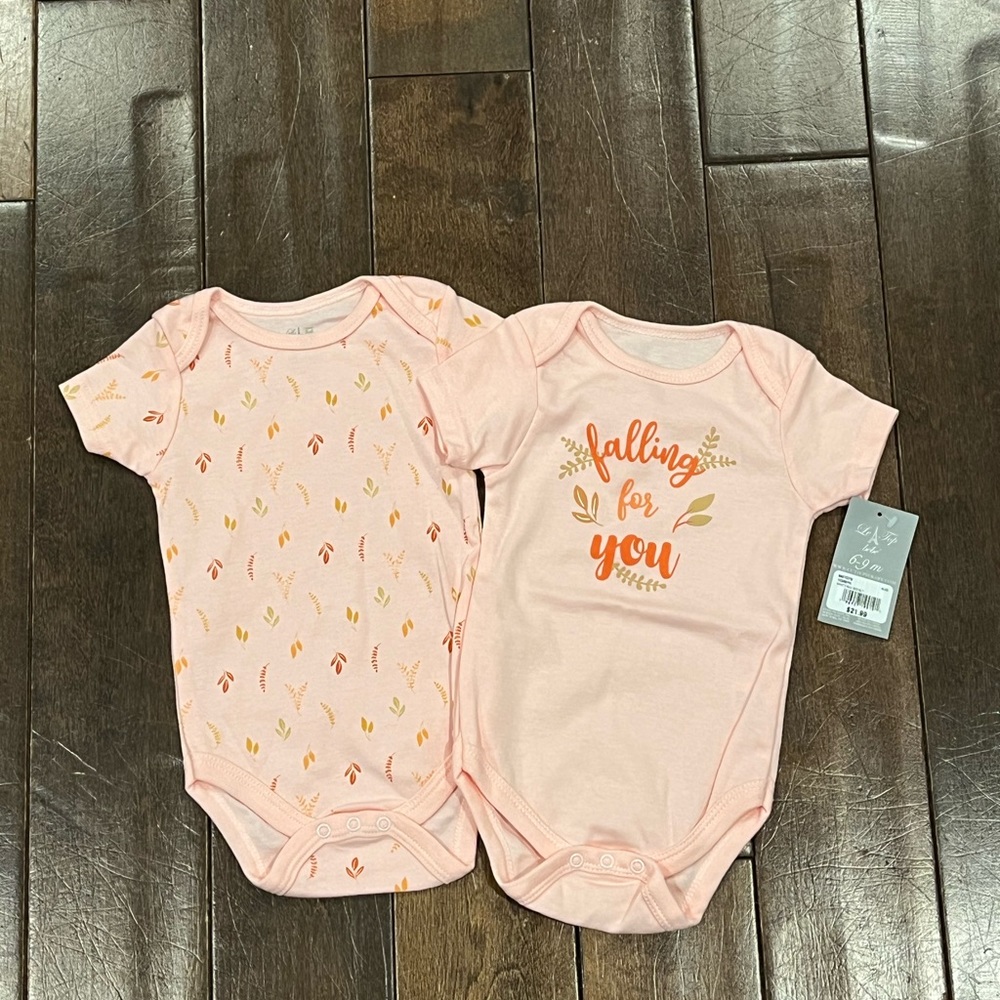 NWT Fall Baby Bodysuit Set